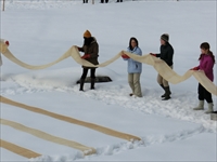 第33回　からむし織の里　雪まつり