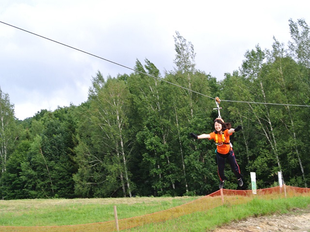 南会津観光体験　ジップライン