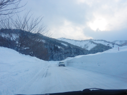 只見町　蒲生地区　国道252号