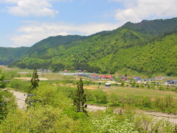 只見町　山里